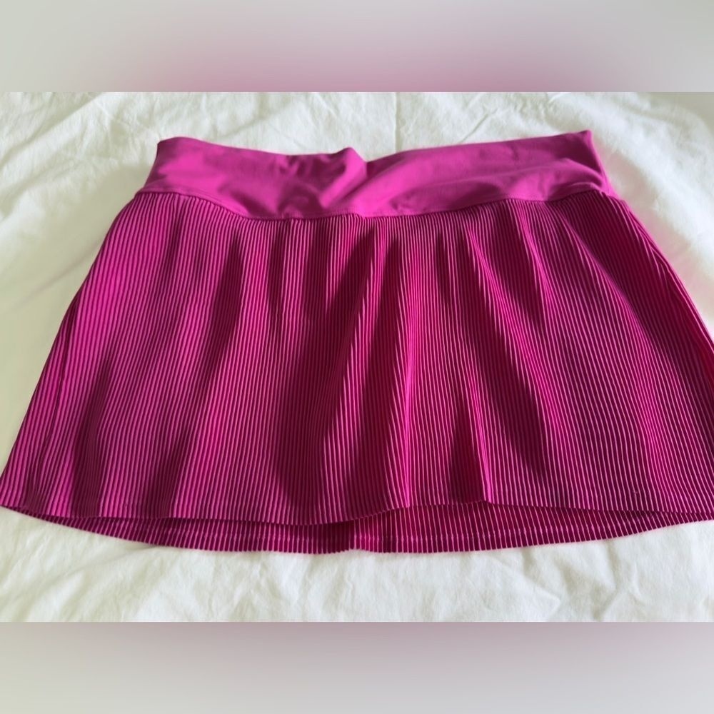 Women's Micro Pleated Skort Athletic Skort - All in Motion Pink XL - Picture 4 of 11
